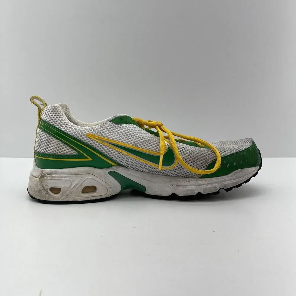 Size 12 - Nike Air Coos 315399-131 Green White Yellow Mens Running Shoes